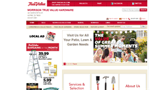 Desktop Screenshot of morrisonhardware.com